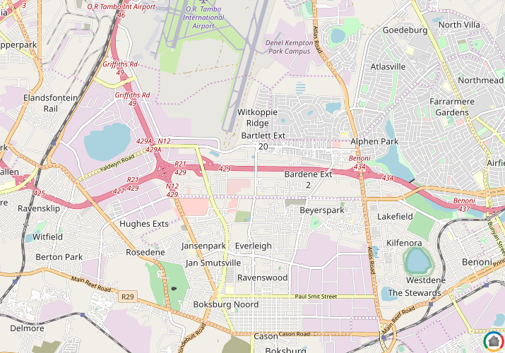 Map location of Bardene
